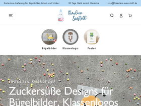 fraeulein-suessstoff.de homepage screenshot