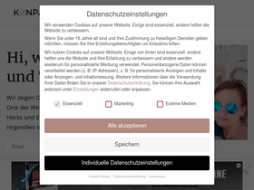 'konpasu.de' screenshot