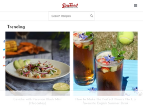 'linsfood.com' screenshot