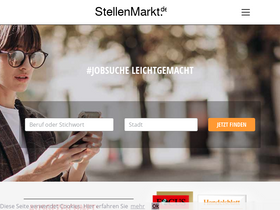 'stellenmarkt.de' screenshot