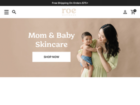 roewellness.com homepage screenshot