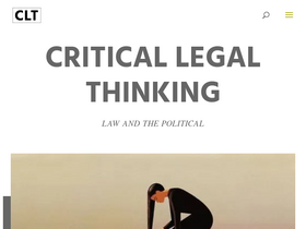 'criticallegalthinking.com' screenshot