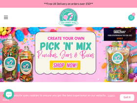 the-candy-king.com homepage screenshot