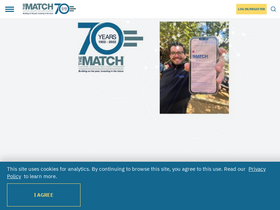 'nrmp.org' screenshot