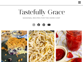 'tastefullygrace.com' screenshot