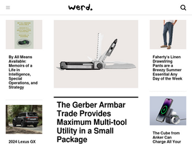 'werd.com' screenshot