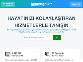 'hemengeliriz.com' screenshot