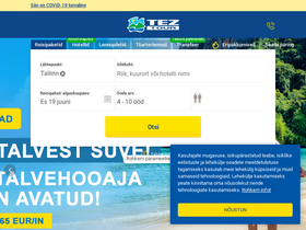 'teztour.ee' screenshot