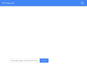 'lirik-lagu.net' screenshot