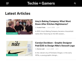 'techiegamers.com' screenshot