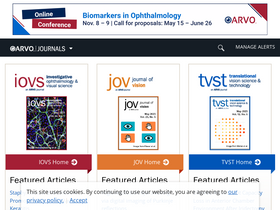 'arvojournals.org' screenshot