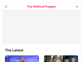 'thepoliticalprepper.com' screenshot