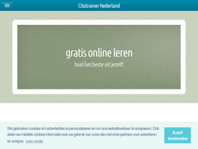 'leestrainer.nl' screenshot