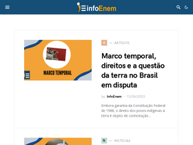 'infoenem.com.br' screenshot