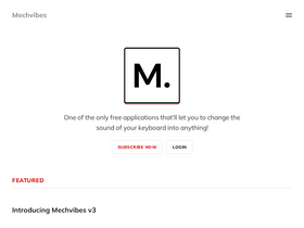 'mechvibes.com' screenshot