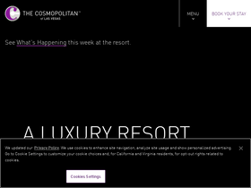 'cosmopolitanlasvegas.com' screenshot