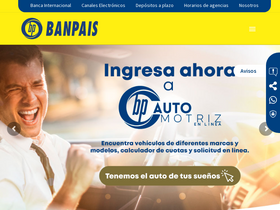 'banpais.hn' screenshot