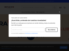 'estacionlibro.com.ar' screenshot