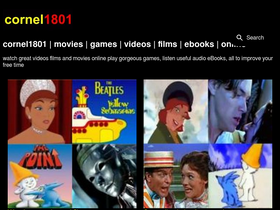'cornel1801.com' screenshot