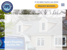 'ricksplumbing.com' screenshot
