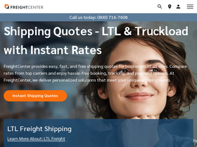 'freightcenter.com' screenshot