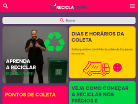 'reciclasampa.com.br' screenshot