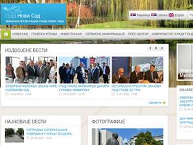 'novisad.rs' screenshot