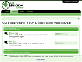 'clubskoda.ro' screenshot