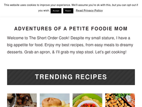 'theshortordercook.com' screenshot