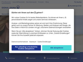 'signal-iduna.de' screenshot