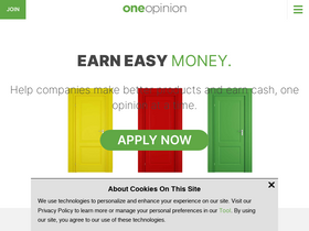 'oneopinion.com' screenshot