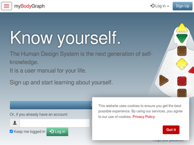 'mybodygraph.com' screenshot