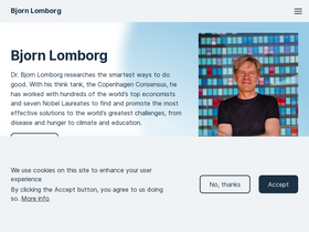 'lomborg.com' screenshot