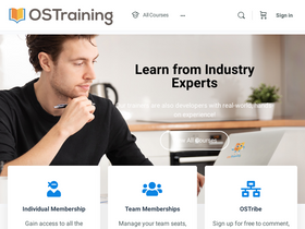 'ostraining.com' screenshot