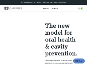 'carifree.com' screenshot