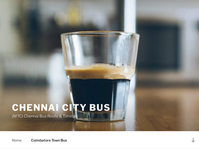 'chennaicitybus.in' screenshot