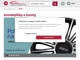 'autodoplnky.cz' screenshot