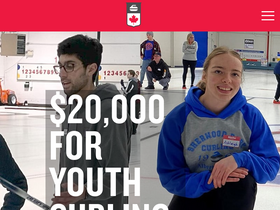 'curling.ca' screenshot