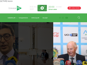 'idmantv.az' screenshot