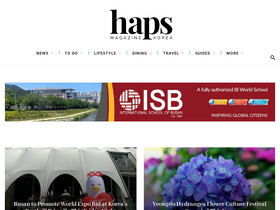 'hapskorea.com' screenshot