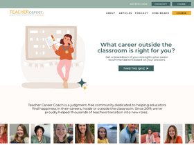 'teachercareercoach.com' screenshot