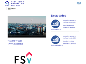 'ahe.es' screenshot