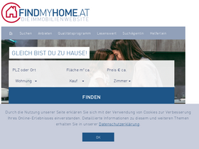 'findmyhome.at' screenshot