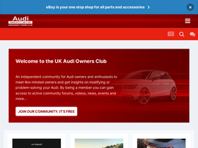 'audiownersclub.com' screenshot