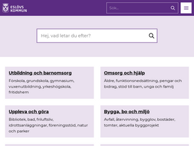 'eslov.se' screenshot