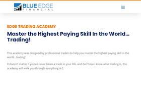 'blueedgefinancial.com' screenshot