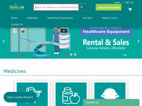 kaer.in homepage screenshot