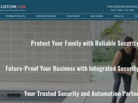 customlink.com.au homepage screenshot