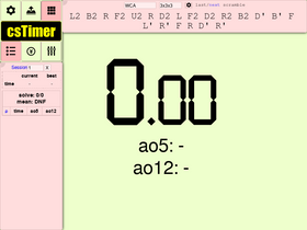 'cstimer.net' screenshot