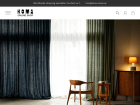 komashop.online homepage screenshot